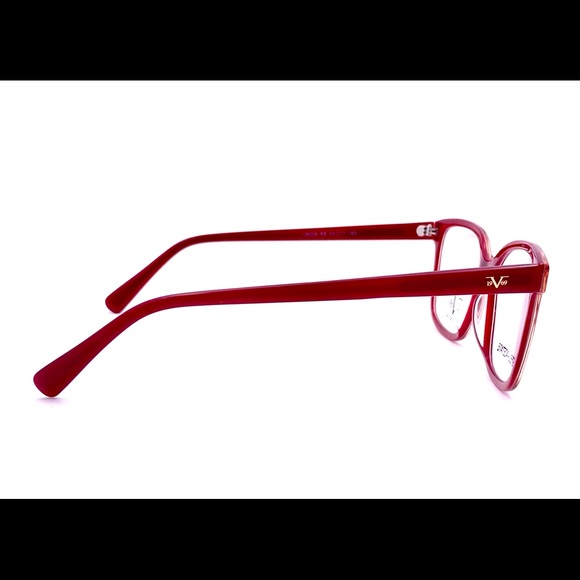 Versace 1969 Eyeglasses Acetate & Steel inRed & Matt Gold New from Optician’s - Picture 9 of 12